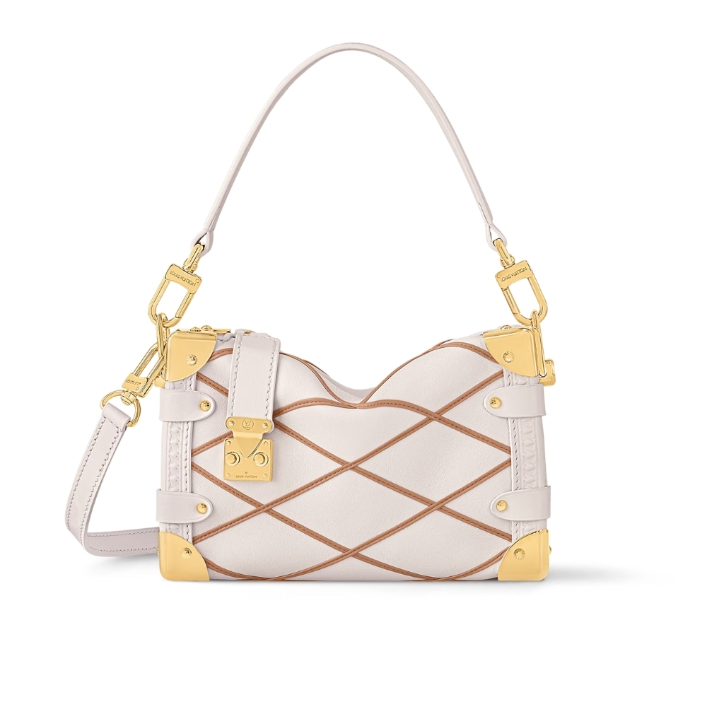 LOUIS VUITTON SIDE TRUNK PM CRÈME BEIGE 19CM M25216