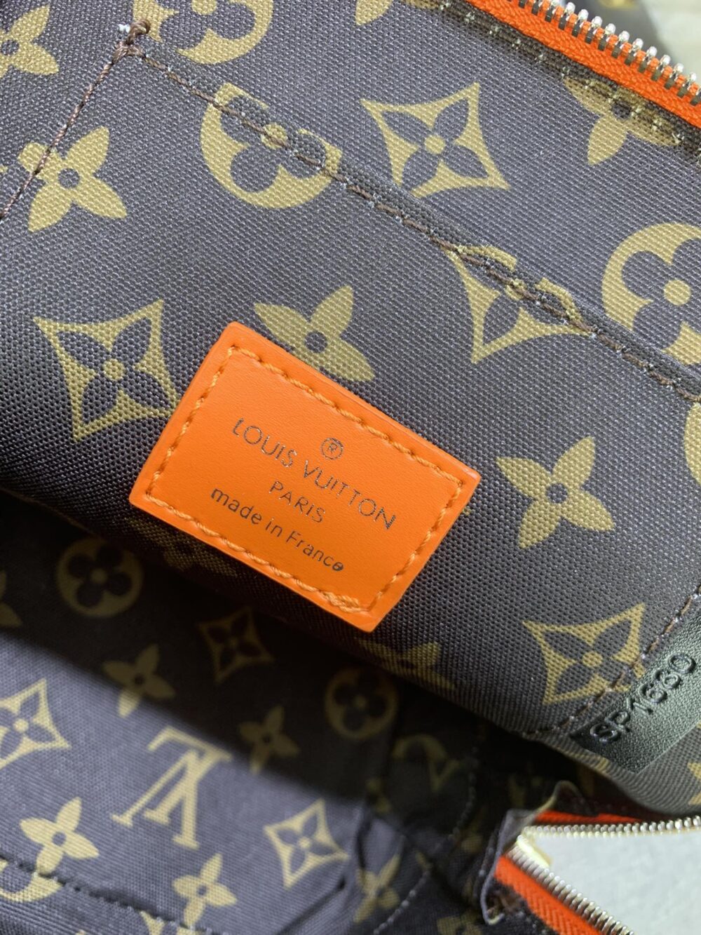 LOUIS VUITTON ALMA BACKPACK EPI LEATHER ORANGE 20CM M25104 - Image 3