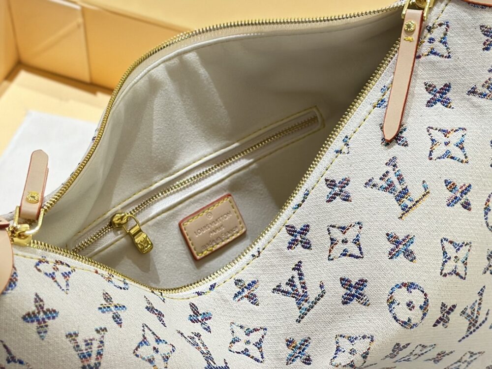 LOUIS VUITTON LOOP HOBO MONOGRAM BAG MULTICOLOR BEIGE 38CM - Image 9