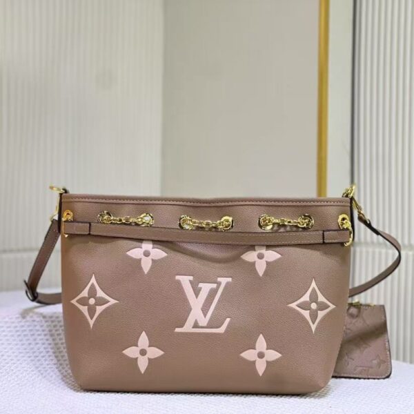LOUIS VUITTON SUMMER BUNDLE BAG TOURTERELLE GREY 28CM M25453 - Image 4