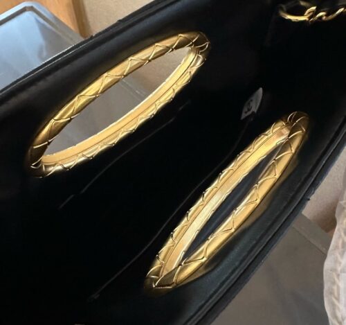 Alternative view of Chanel Clutch And Gold Plated Metal In Black 25Cm As5038 B17663 94305