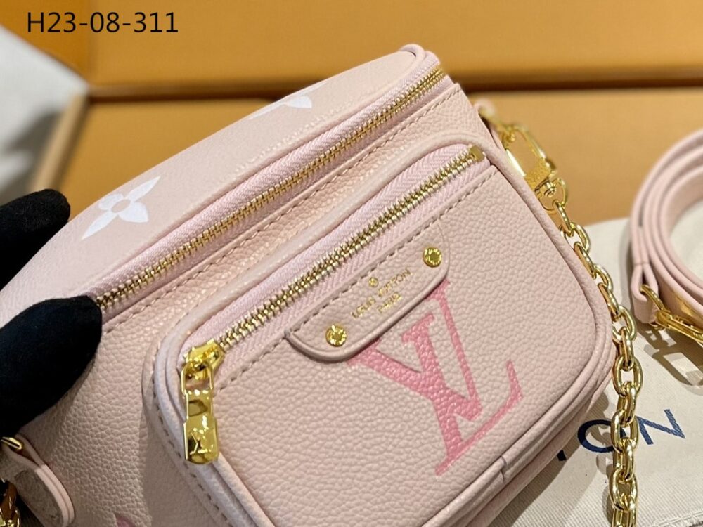 LOUIS VUITTON MINI BUMBAG PINK 18CM M82347 - Image 4