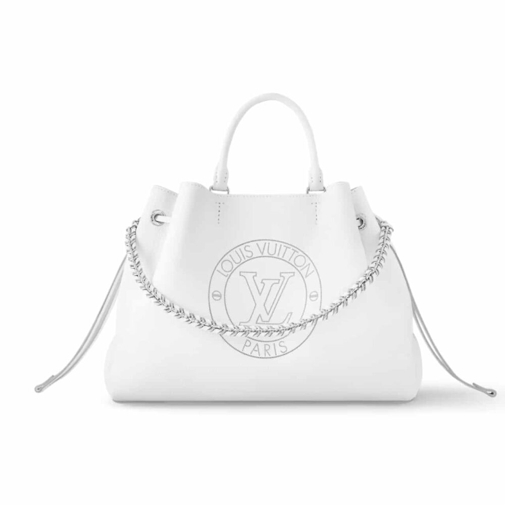 LOUIS VUITTON BELLA TOTE BAG MAHINA PERFORATED LEATHER 32CM M11733