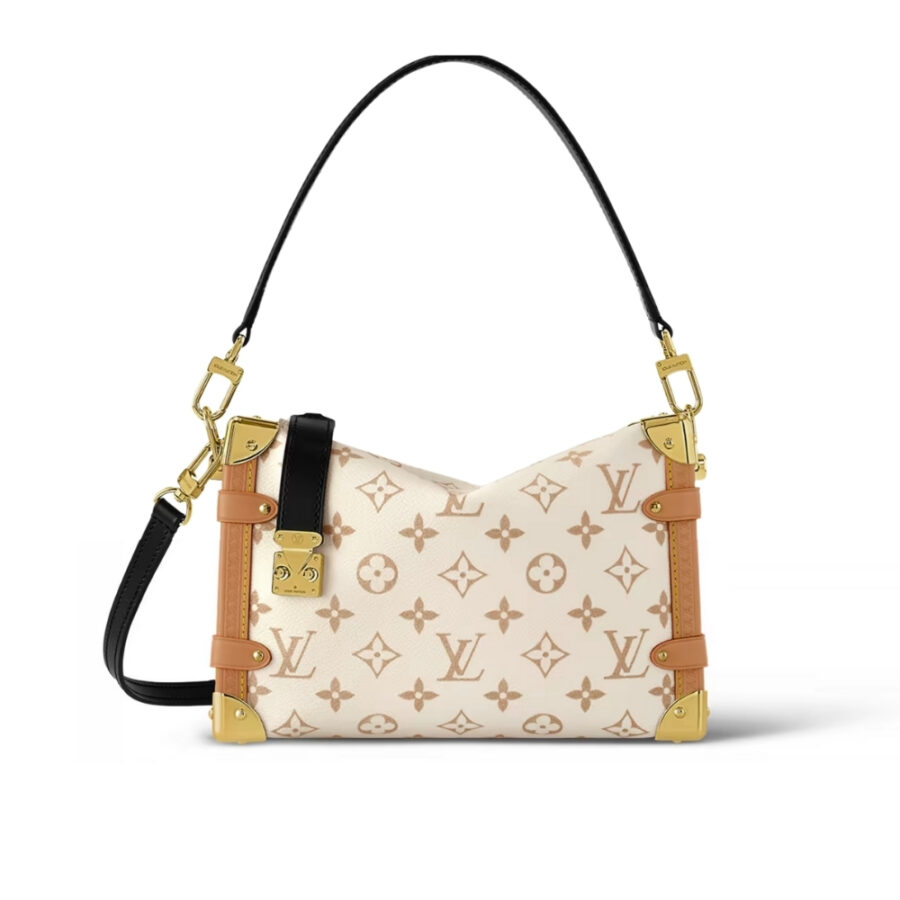 LOUIS VUITTON SIDE TRUNK MM MONOGRAM DUNE 21CM M46907