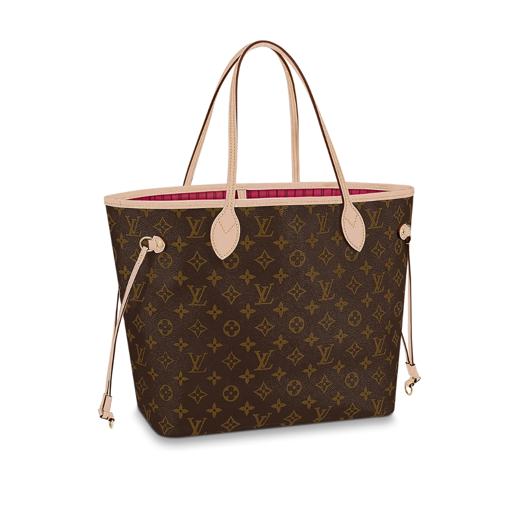Louis Vuitton Neverfull MM Monogram Pivoine Pink 31Cm M41178