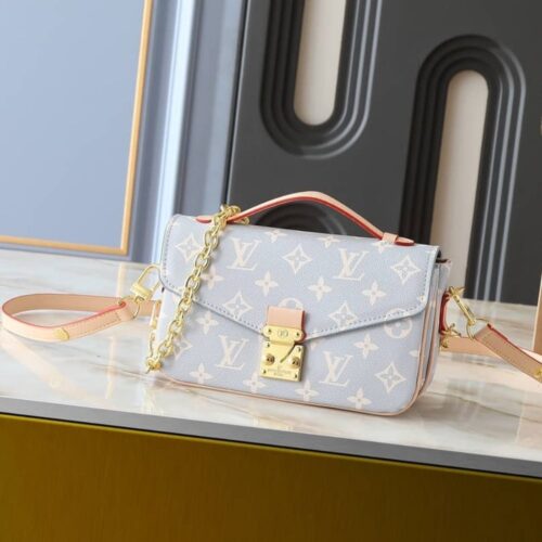 Alternative view of Louis Vuitton Pochette Métis East West Coated Canvas Trianon 21Cm M12429