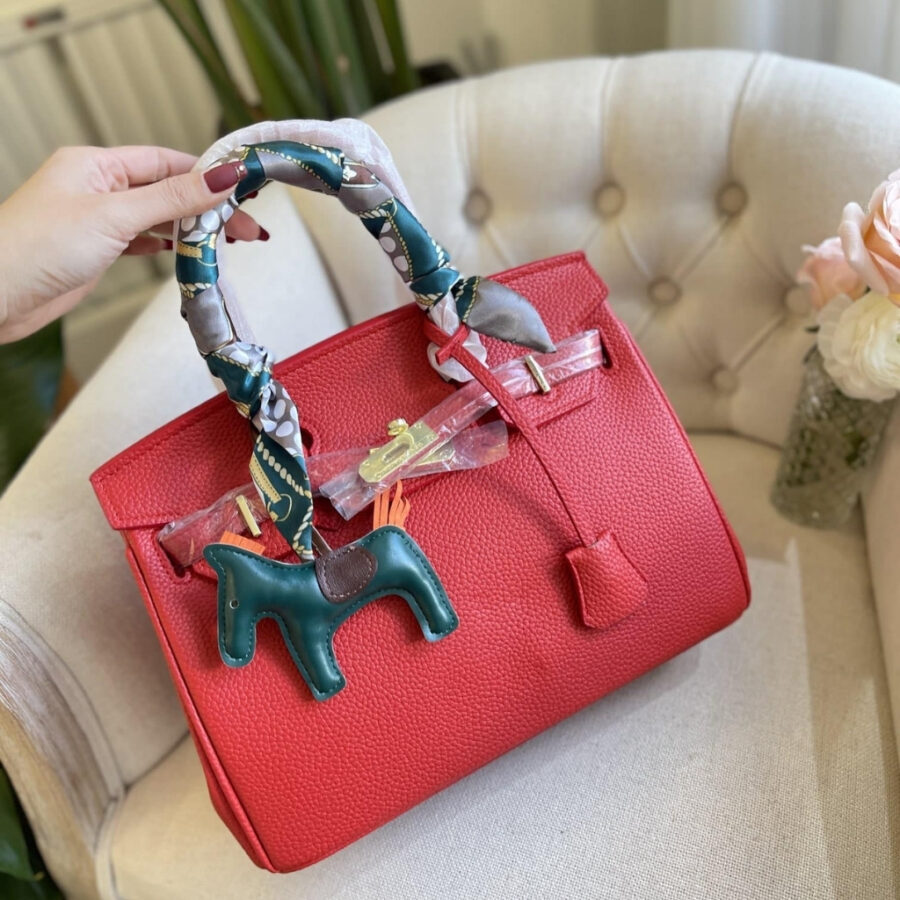 Alternative view of Hermes Birkin 35 Togo Leather Gold Hardware Red 35Cm