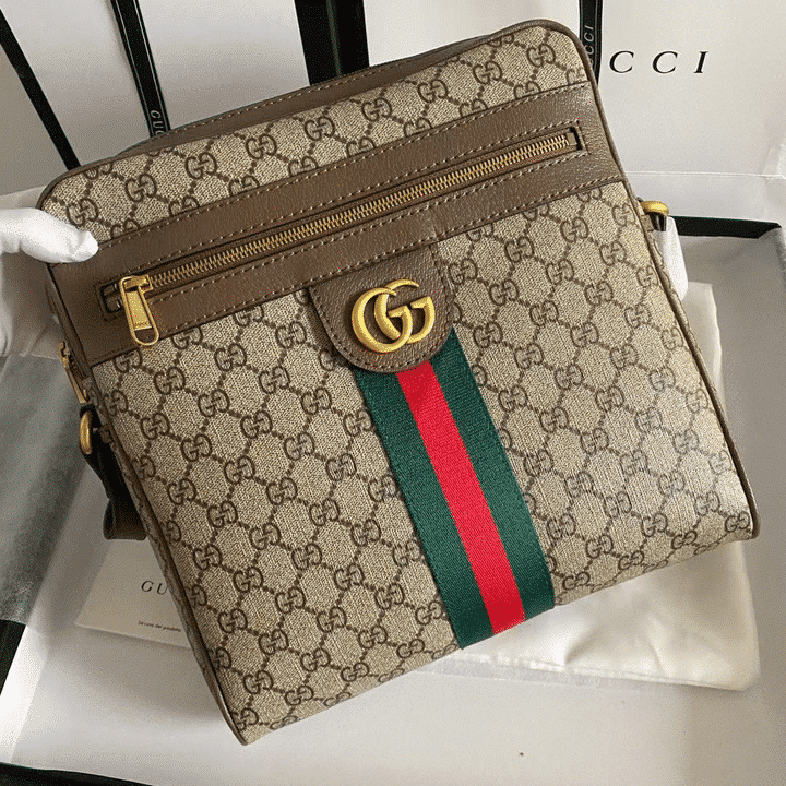 GUCCI OPHIDIA GG BAG BROWN 28CM - Image 2