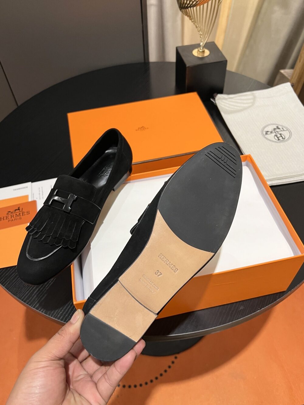 HERMES ROYAL LOAFER BLACK - Image 3