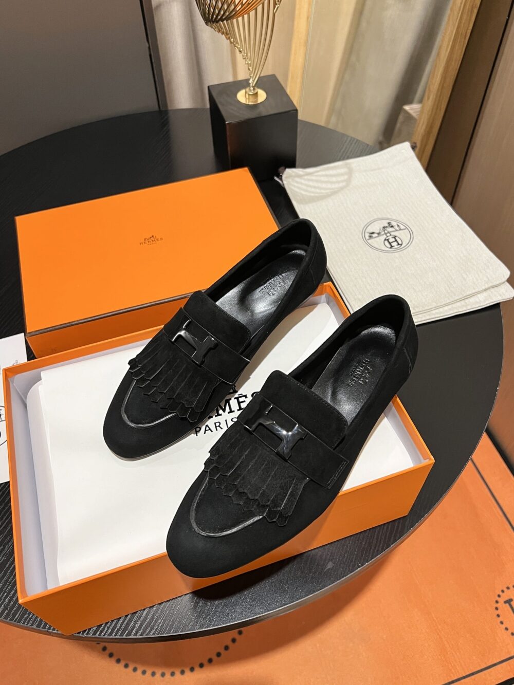 HERMES ROYAL LOAFER BLACK - Image 9