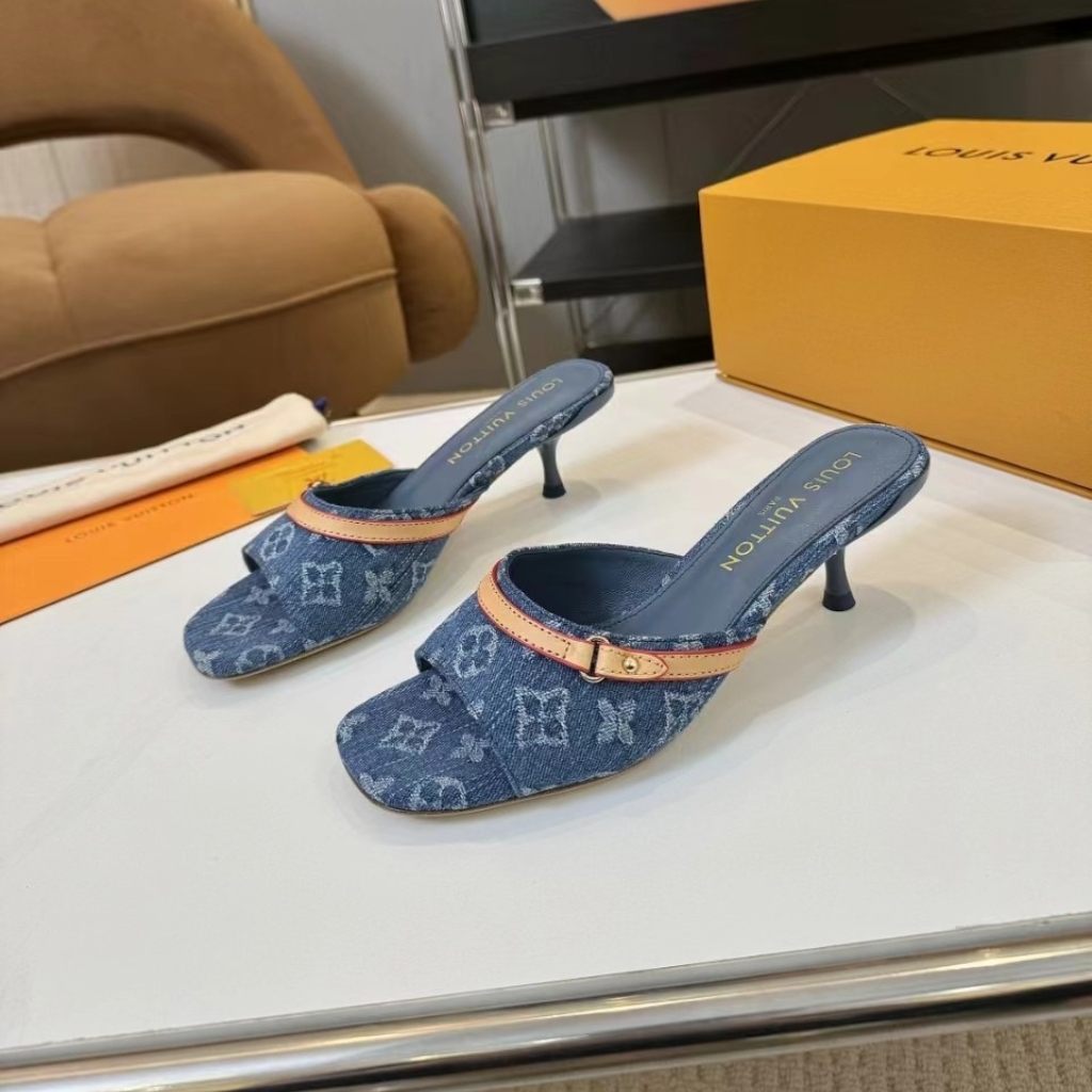 Louis Vuitton 6AM Mule Denim Blue 1ADIF3 - Image 2