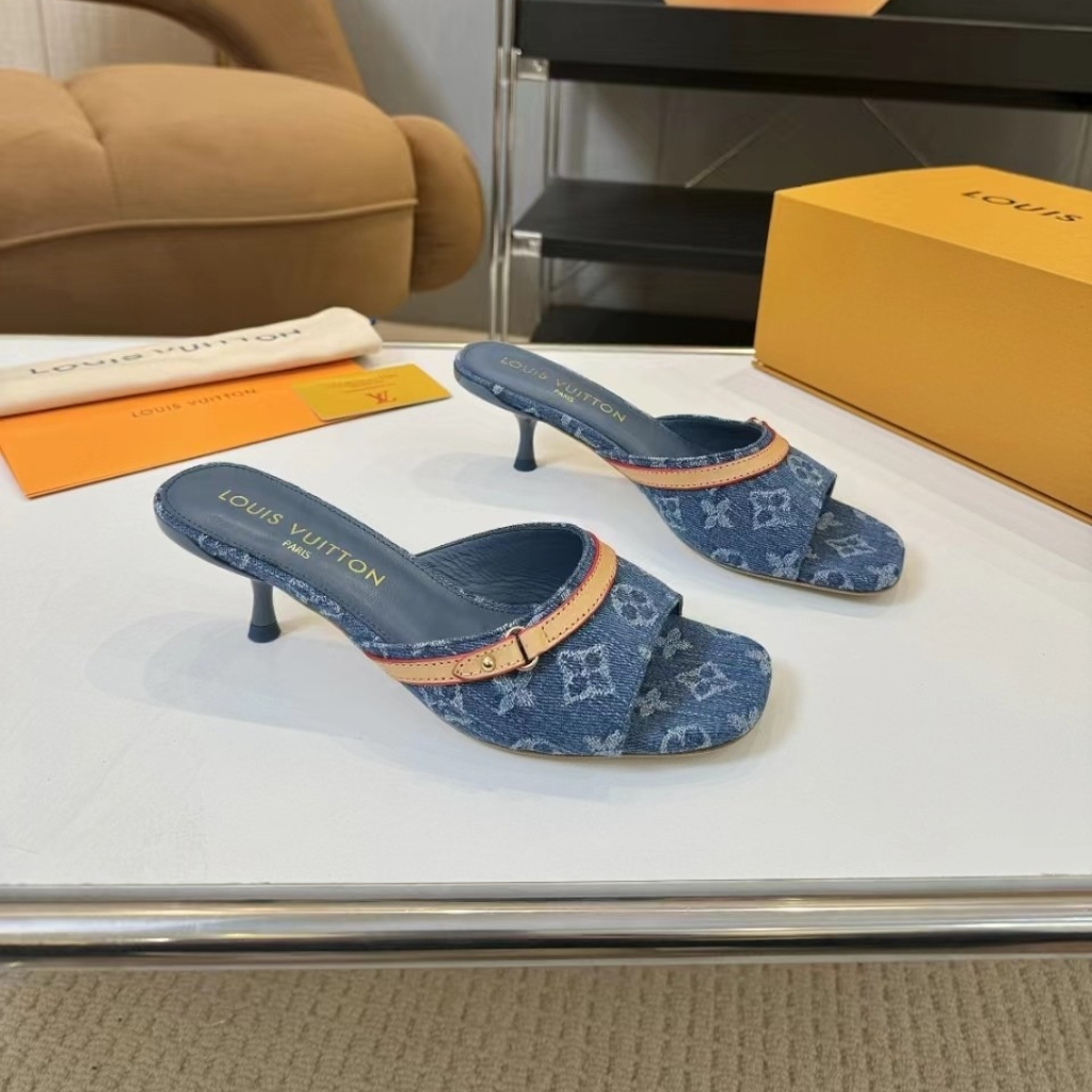 Louis Vuitton 6AM Mule Denim Blue 1ADIF3 - Image 5