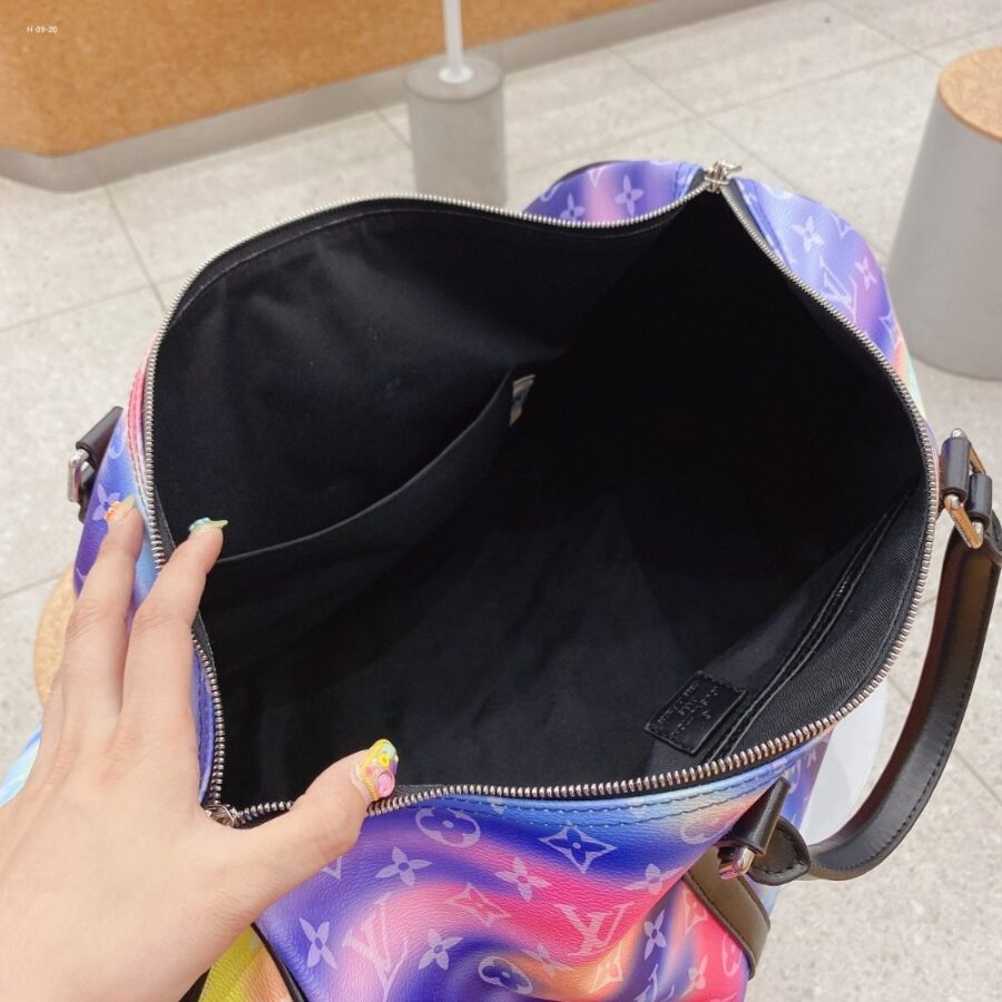 Alternative view of Louis Vuitton Keepall Bandoulière 50 Sunset Canvas Muticolor 50Cm