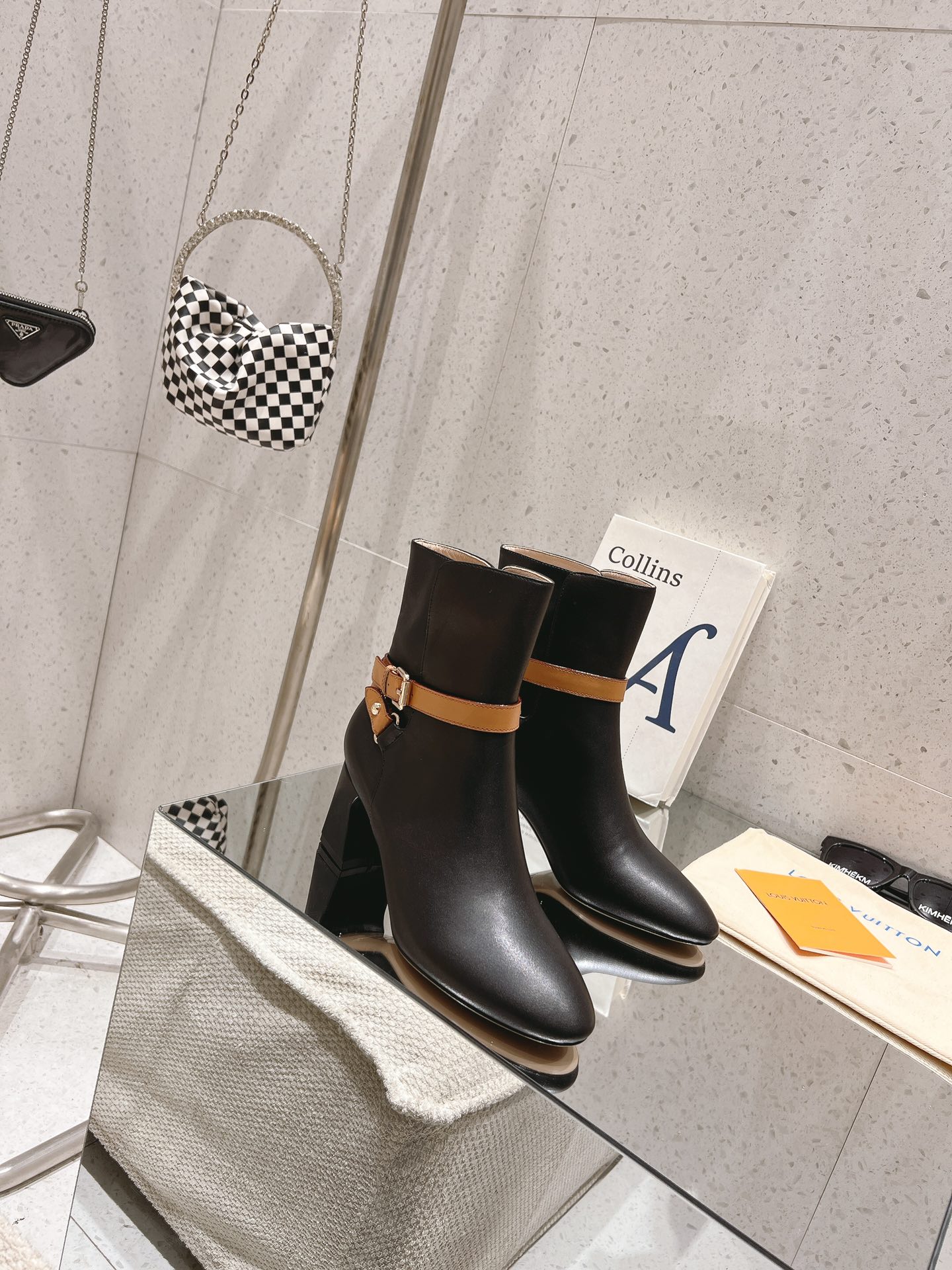 LOUIS VUITTON PARISIENNE ANKLE BOOT BLACK 1AC8GO - Image 6