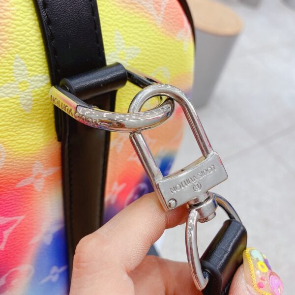 LOUIS VUITTON KEEPALL BANDOULIÈRE 50 SUNSET CANVAS MUTICOLOR 50CM - Image 9