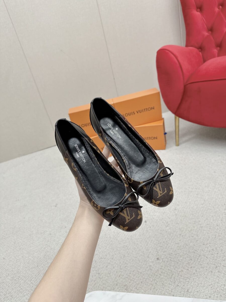 Alternative view of LOUIS VUITTON JOY BALLERINA FLATS MONOGRAM BROWN