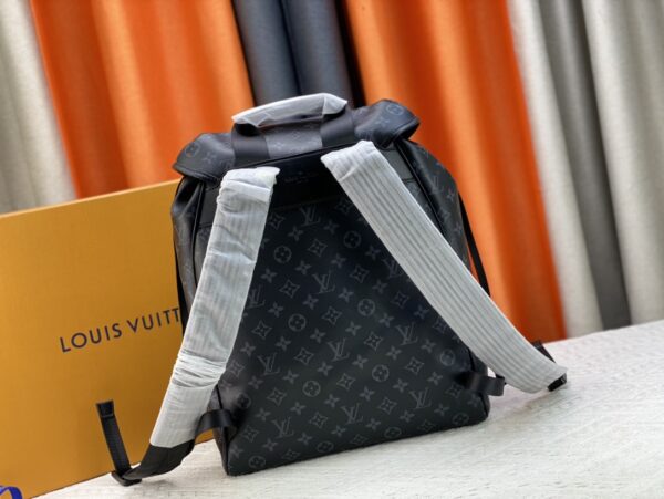 LOUIS VUITTON MONTSOURIS BACKPACK BLACK 40CM M46683 - Image 9