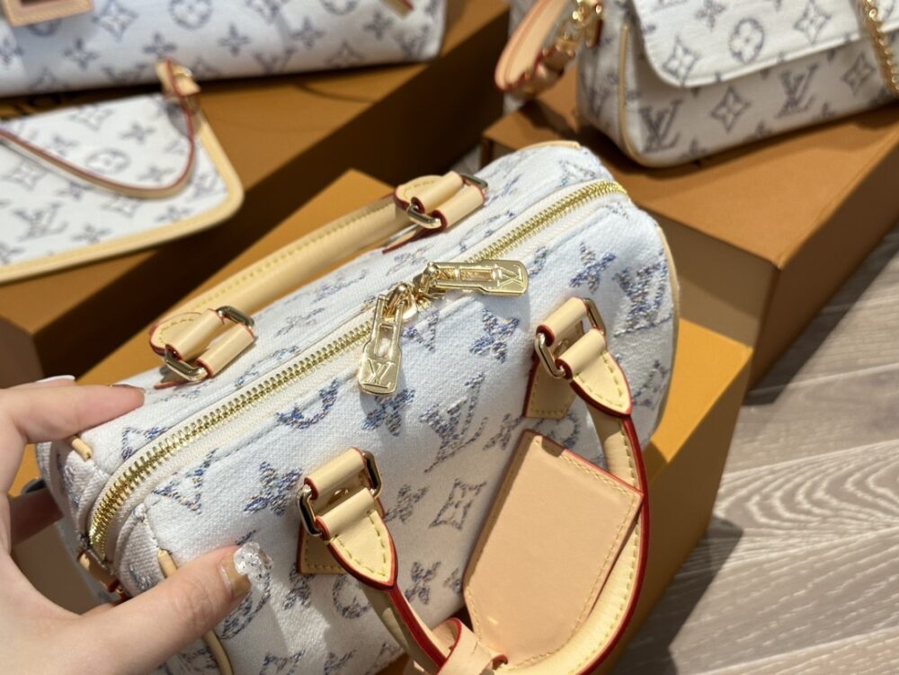 LOUIS VUITTON SPEEDY BANDOULIÈRE 20 MULTICOLOR BEIGE 20CM M24709 - Image 8