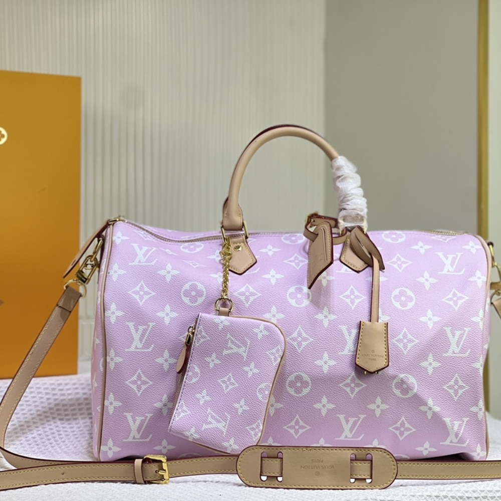 LOUIS VUITTON SPEEDY P9 BANDOULIÈRE 40 LIGHT PINK 40CM M13918 - Image 2