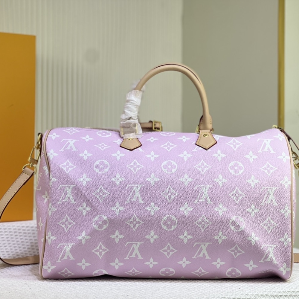 LOUIS VUITTON SPEEDY P9 BANDOULIÈRE 40 LIGHT PINK 40CM M13918 - Image 4