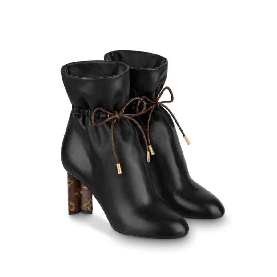 LOUIS VUITTON SILHOUETTE ANKLE BOOT BLACK