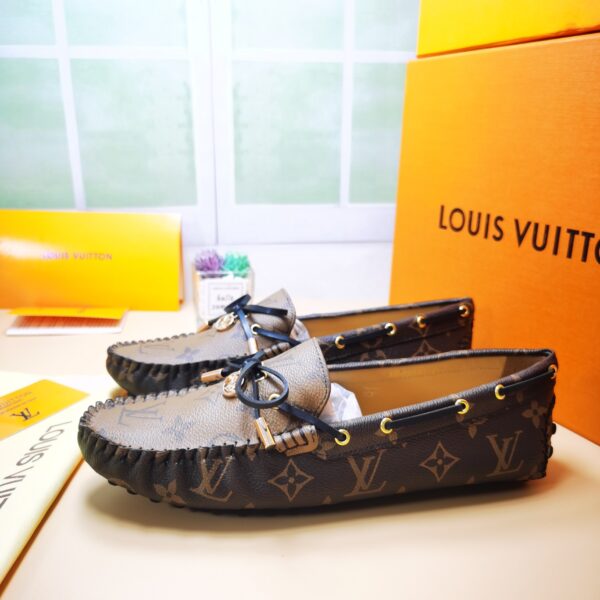 LOUIS VUITTON GLORIA LOAFERS BROWN 1ABV23 - Image 3