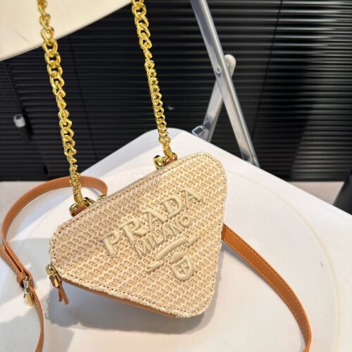 Alternative view of Prada Crochet Mini Pouch Natural 19cm 1NR015 2CXK F0018