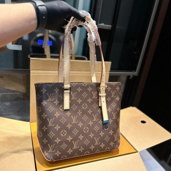 LOUIS VUITTON PIANO BAG MONOGRAM CANVAS BROWN 33CM M12095 - Image 8