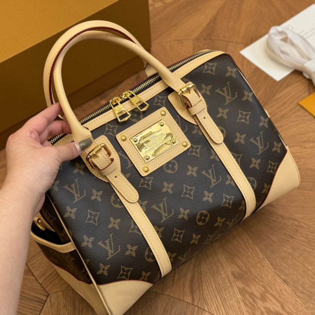 LOUIS VUITTON BERKELEY MONOGRAM CANVAS BROWN 32CM M50208 - Image 3