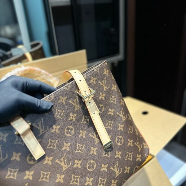 LOUIS VUITTON PIANO BAG MONOGRAM CANVAS BROWN 33CM M12095 - Image 6