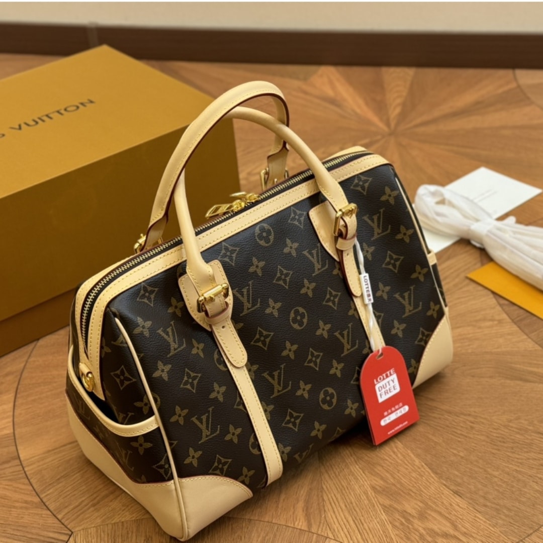 LOUIS VUITTON BERKELEY MONOGRAM CANVAS BROWN 32CM M50208 - Image 5