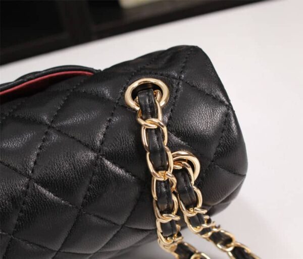 CHANEL CLASSIC HANDBAG BLACK 30CM - Image 4