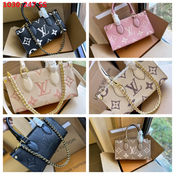 LOUIS VUITTON ONTHEGO EAST WEST BAG DARK PINK 25CM - Image 2