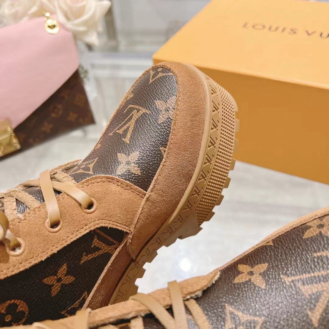 LOUIS VUITTON LAUREATE PLATFORM DESERT BOOT BROWN - Image 4