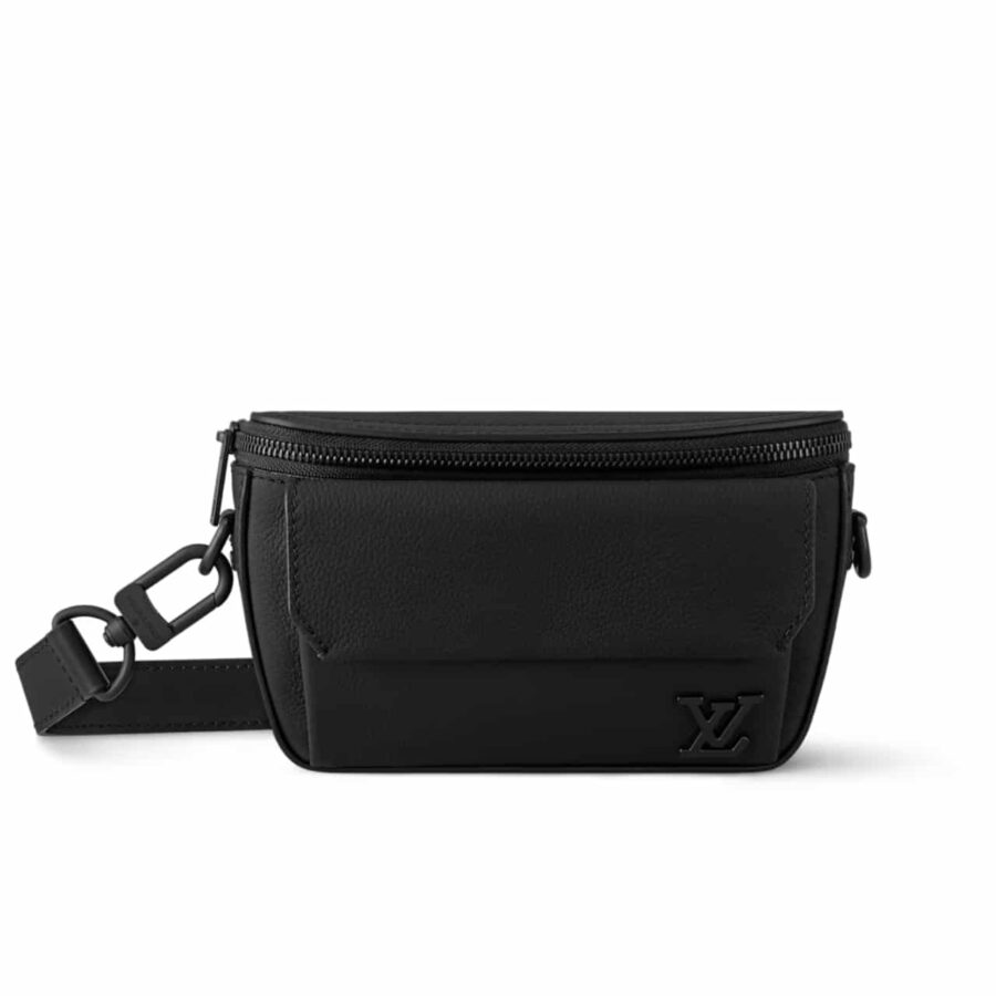 LOUIS VUITTON PILOT BAG BLACK 29CM