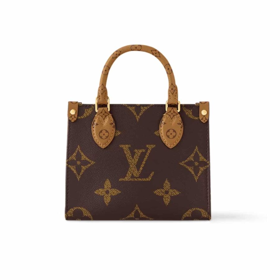 LOUIS VUITTON ONTHEGO BB BAG BROWN 18CM M46839