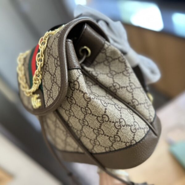 GUCCI OPHIDIA GG MINI BACKPACK BEIGE EBONY 22CM 79522196IWG_8745 - Image 6