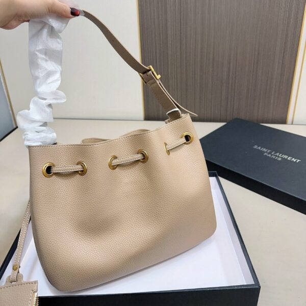 SAINT LAURENT PARIS VII HOBO BAG BEIGE 30CM - Image 6