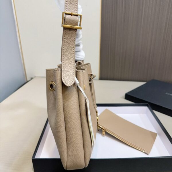 SAINT LAURENT PARIS VII HOBO BAG BEIGE 30CM - Image 7