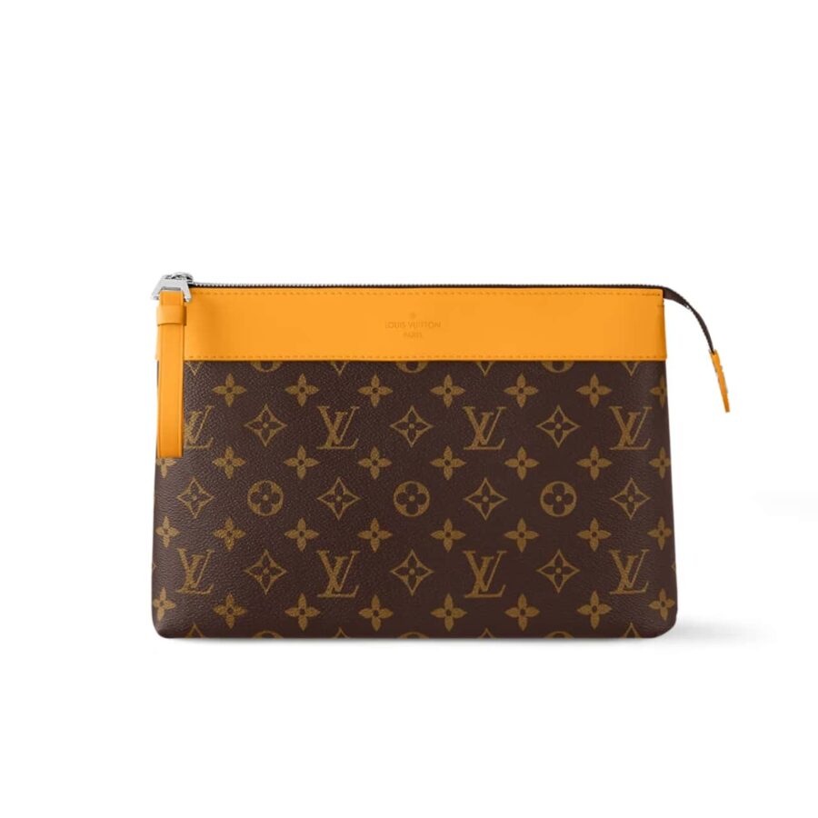 LOUIS VUITTON POCHETTE VOYAGE SOUPLE BAG YELLOW 29CM M13198