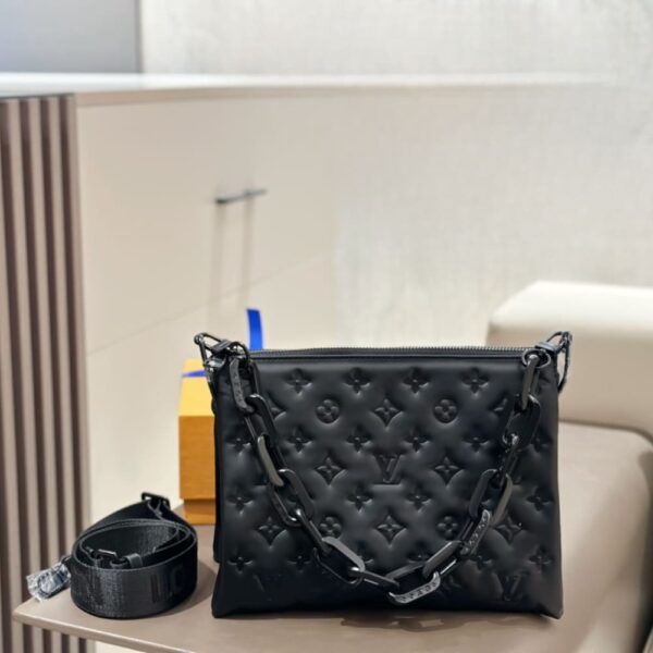 LOUIS VUITTON COUSSIN PM BAG BLACK 27CM M11370 - Image 2