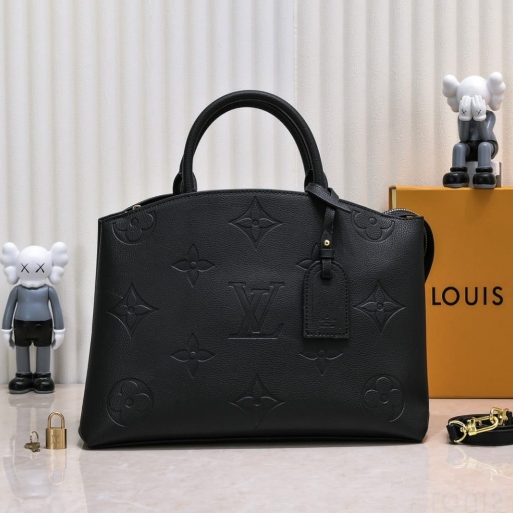 Louis Vuitton Grand Palais Monogram Empreinte Leather Black 34cm M45811 - Image 2