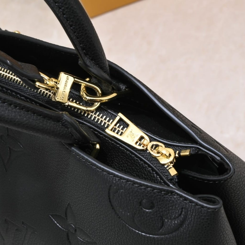 Louis Vuitton Grand Palais Monogram Empreinte Leather Black 34cm M45811 - Image 8