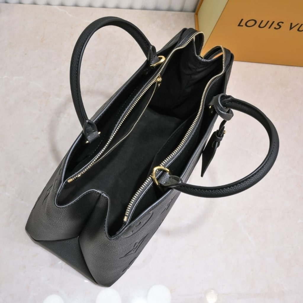 Louis Vuitton Grand Palais Monogram Empreinte Leather Black 34cm M45811 - Image 9