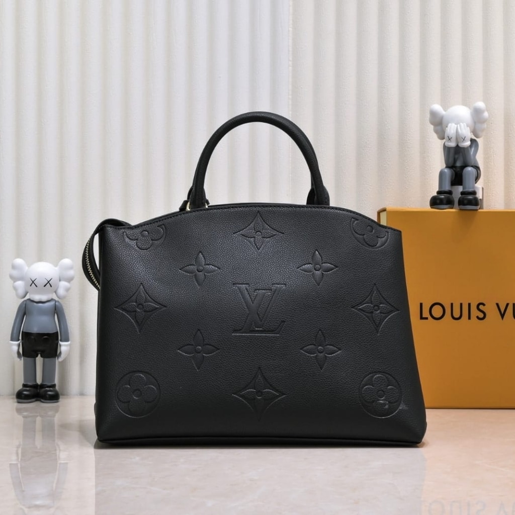 Louis Vuitton Grand Palais Monogram Empreinte Leather Black 34cm M45811 - Image 4