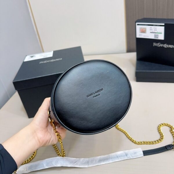 SAINT LAURENT GABY BUCKET BAG IN BLACK 18CM 7639611EL071000 - Image 2