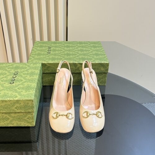 Alternative view of Gucci Women's Horsebit Pump With Crystals White 795984 Bnc00 9540
