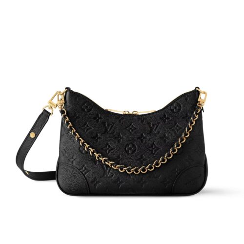Louis Vuitton Boulogne Monogram Empreinte Leather Black 29Cm M12930