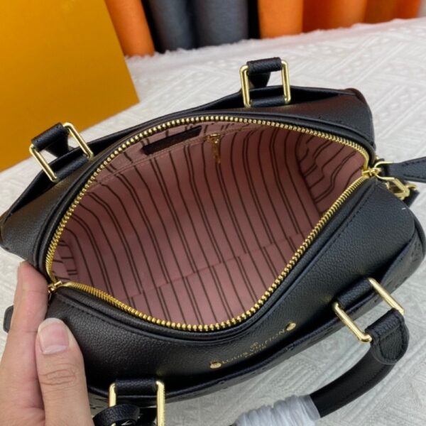 LOUIS VUITTON SPEEDY BANDOULIÈRE 25 IN MONOGRAM EMPREINTE BLACK 25CM - Image 3