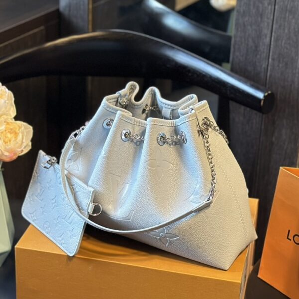 LOUIS VUITTON LV BUNDLE BAG BLUE WASHED 28CM M11187 - Image 2